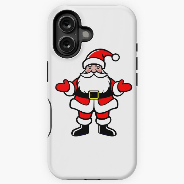 Item preview, little santa claus, santa claus figure for christmas funny cartoon. cute santa claus character figure from the front illustration graphic designed and sold by Marcin Adrian.