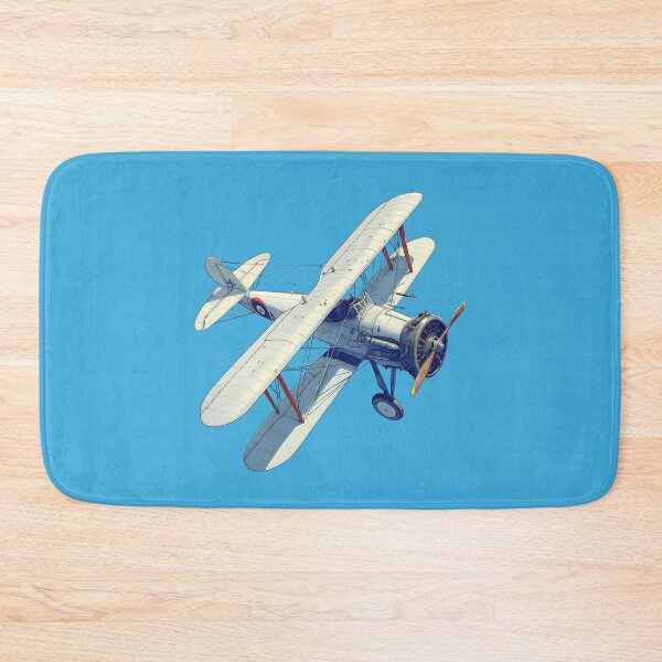 Item preview, Fairy Swordfish Mk.II Biplane - Minimalist Silhouette Art designed and sold by Windy-market.