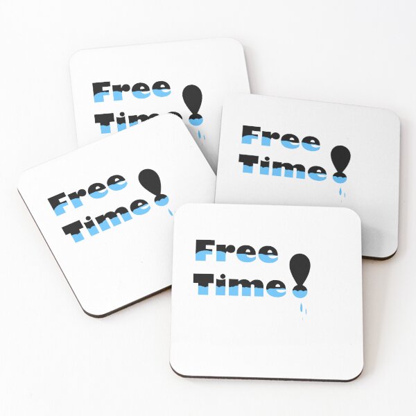 Item preview, Blue water Free Time ! Text designed and sold by Wish Design.