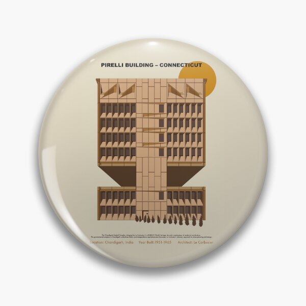 Item preview, Pirelli Building New Haven – Brutalist Icon designed and sold by Boogosh.