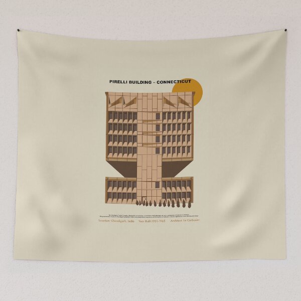 Item preview, Pirelli Building New Haven – Brutalist Icon designed and sold by Boogosh.