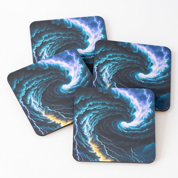 Item preview, Electric Cloud Wave, Ai Generated Art  designed and sold by ACC .