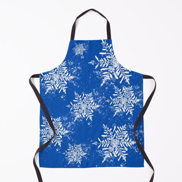 Item preview, white snowflakes on blue designed and sold by Minimalismat.