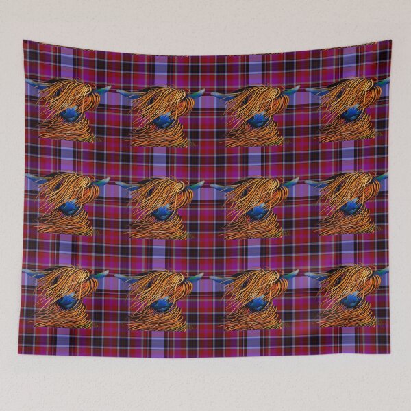 Item preview, SCoTTiSH HiGHLaND CoW ' TaRTaN BeauTiFuL BeTTY ' BY SHiRLeY MacARTHuR designed and sold by Shirley MacArthur Art.
