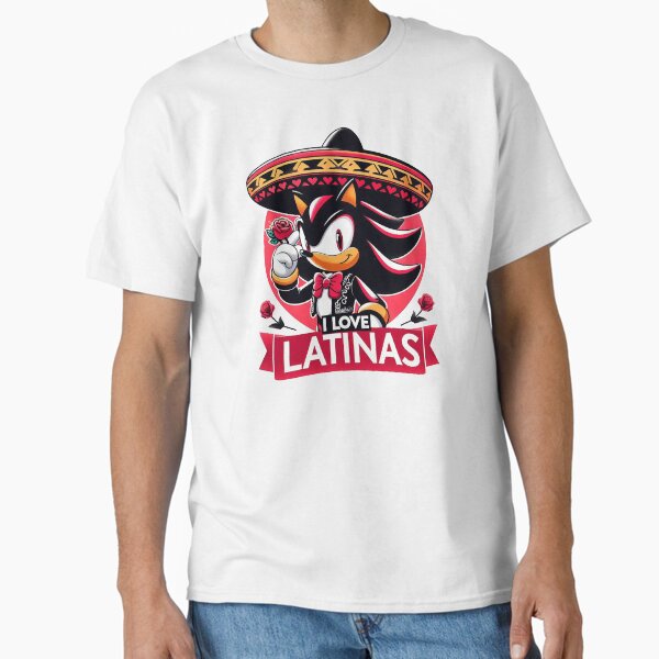 Item preview, Shadow The Hedgehog I Love Latinas designed and sold by ReasonsImBroke.