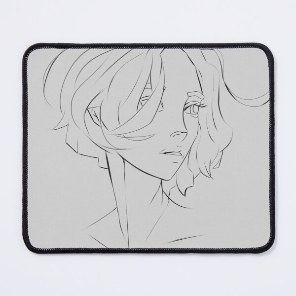 Item preview, Short hair lady drawing portrait designed and sold by Wish Design.