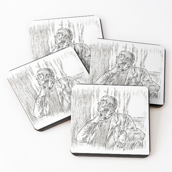 Item preview, John Henrik Clarke designed and sold by Alphaholics Non-Anonymous Art Studios.