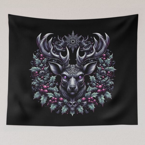 Item preview, Dark Christmas Reindeer #1 designed and sold by Paragon-Art.