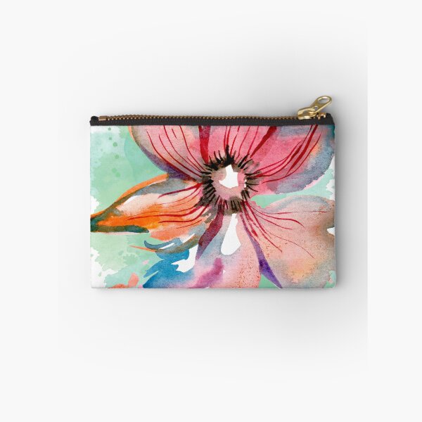 Item preview, red hibiscus flower painted with oil paint designed and sold by Periush.