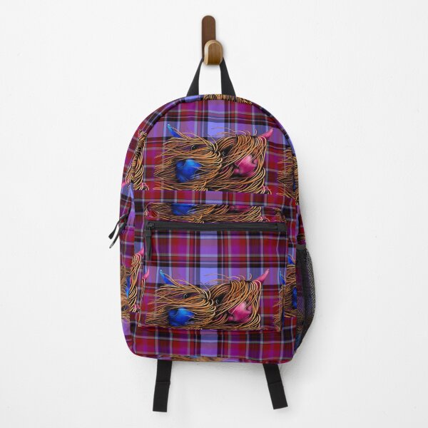 Item preview, SCoTTiSH HiGHLaND CoW ' TaRTaN BouRBoN & SCoTCH ' BY SHiRLeY MacARTHuR designed and sold by Shirley MacArthur Art.