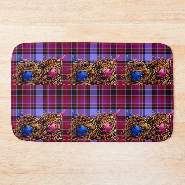 Item preview, SCoTTiSH HiGHLaND CoW ' TaRTaN BouRBoN & SCoTCH ' BY SHiRLeY MacARTHuR designed and sold by Shirley MacArthur Art.