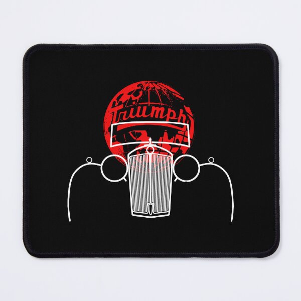 Item preview, Triumph Renown 1940/1950s British classic car outline white with logo designed and sold by soitwouldseem.