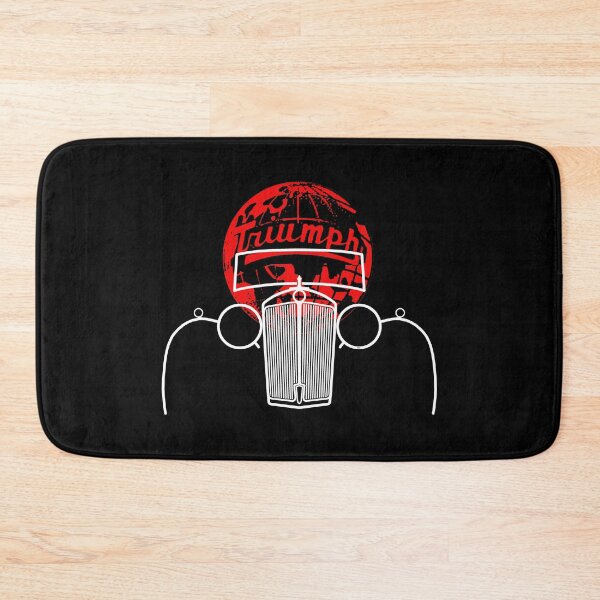 Item preview, Triumph Renown 1940/1950s British classic car outline white with logo designed and sold by soitwouldseem.