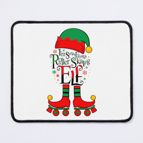 Item preview, Funny Roller Skating Elf. Christmas party designed and sold by iclipart.