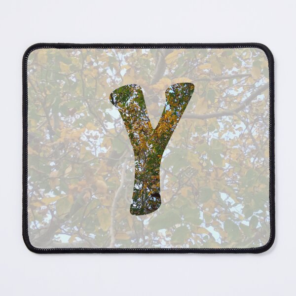 Item preview, Bold Letter ' Y ' - Autumn Walnut Tree Design :) designed and sold by Myriel-Myriel.