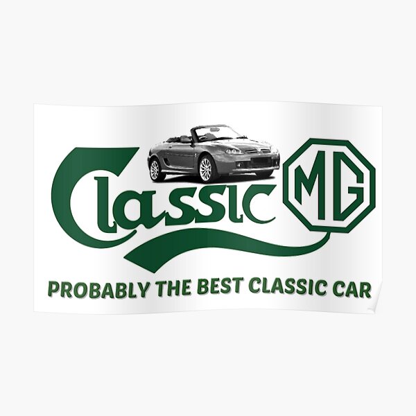 "Probably the best classic car" Poster for Sale by stevenpoulton