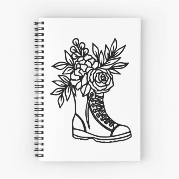 Item preview, Floral boot designed and sold by LMN75Designs.