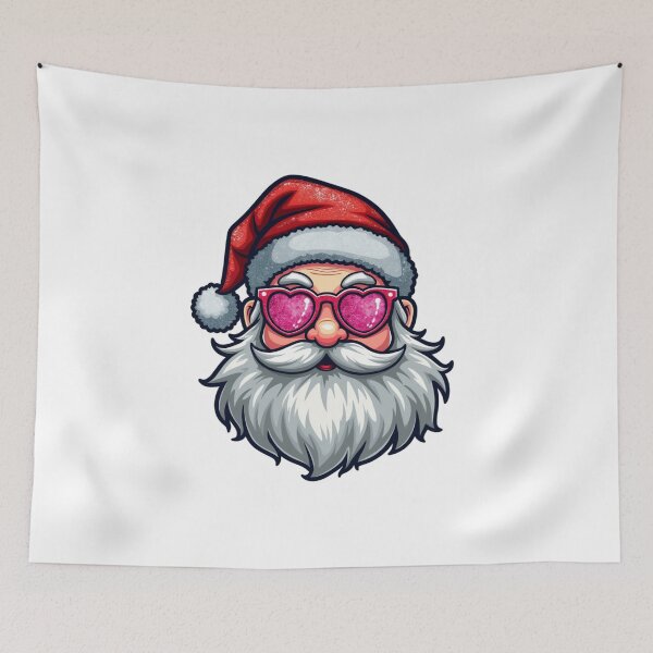 Item preview, Santa Claus heart shaped sunglasses designed and sold by jkrphoto.