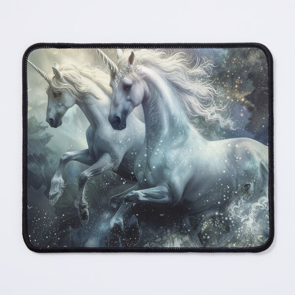 Item preview, Ethereal Gallop: Unicorns of the Cosmos designed and sold by LemurianPortals.