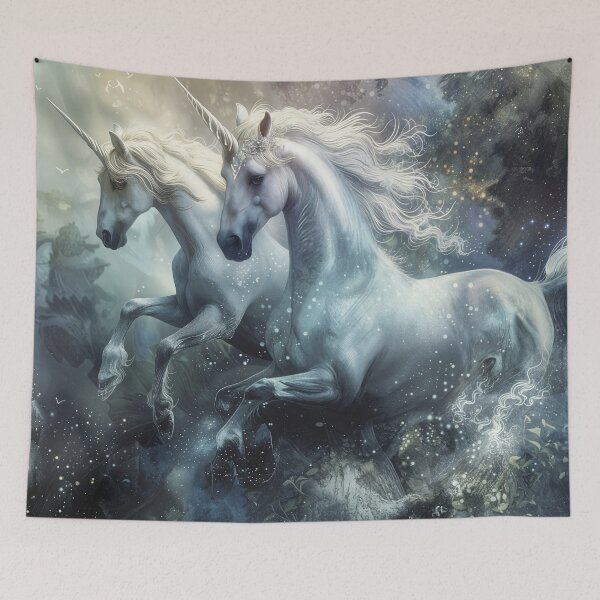 Item preview, Ethereal Gallop: Unicorns of the Cosmos designed and sold by LemurianPortals.