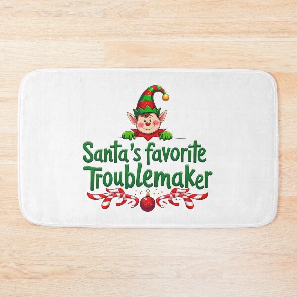 Item preview, Santa’s favorite troublemaker | Christmas Funny Design designed and sold by MystiqSlav.