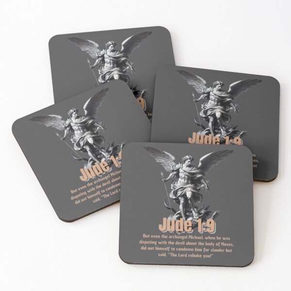 Item preview, “Heavenly Protector: Archangel Michael with Jude 1:9” designed and sold by CherryArtistry.