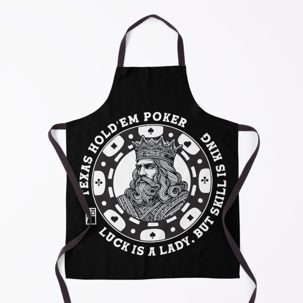 Item preview, GAME - POKER - TEXAS HOLDEM - Luck is a lady, but skill is king - 1 designed and sold by ArtProjectShop.