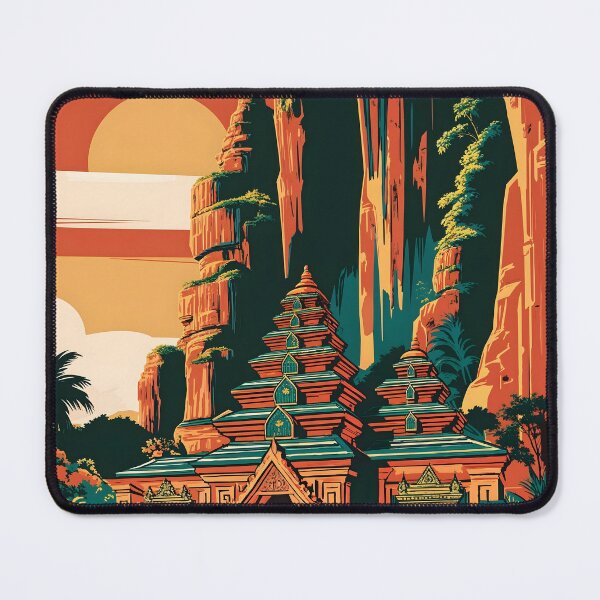 Item preview, Batu Caves Malaysia Vintage Travel Tourism designed and sold by TravelersGems.