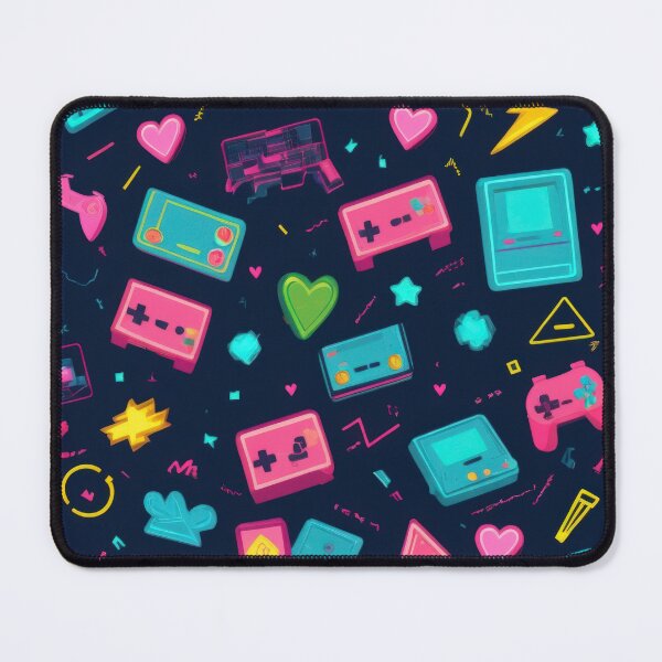 Item preview, Retro Joystick pattern 90s arcade designed and sold by Expressions-Sel.