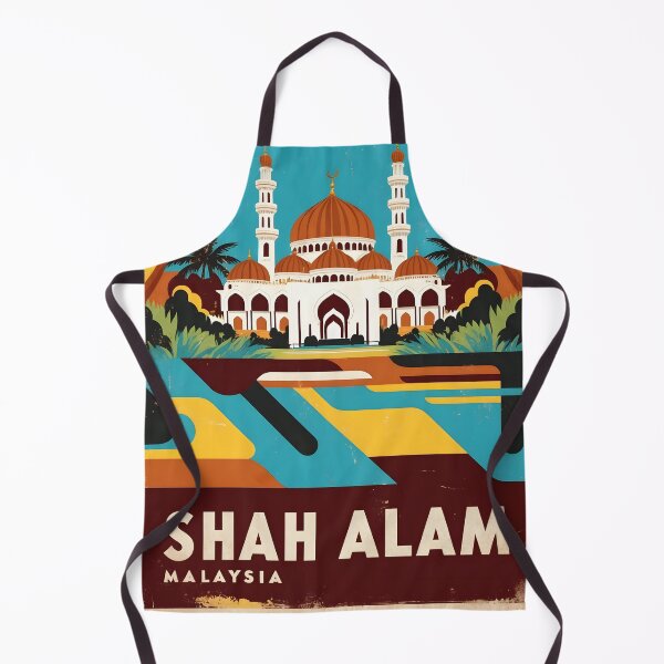 Item preview, Shah Alam Malaysia Vintage Travel Tourism designed and sold by TravelersGems.