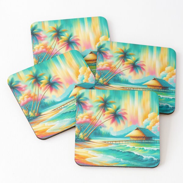 Item preview, Classic Car Awaits by Poolside at Dusk's Embrace designed and sold by freackly.