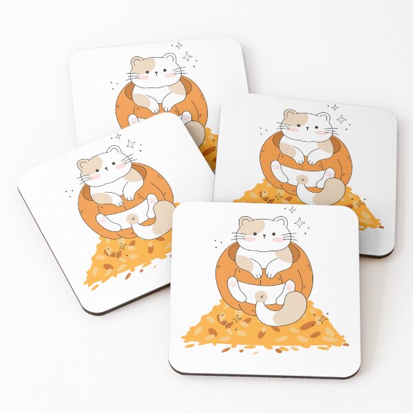Item preview, Cute Orange Cat With Pumpkin designed and sold by DSoriaDesign.