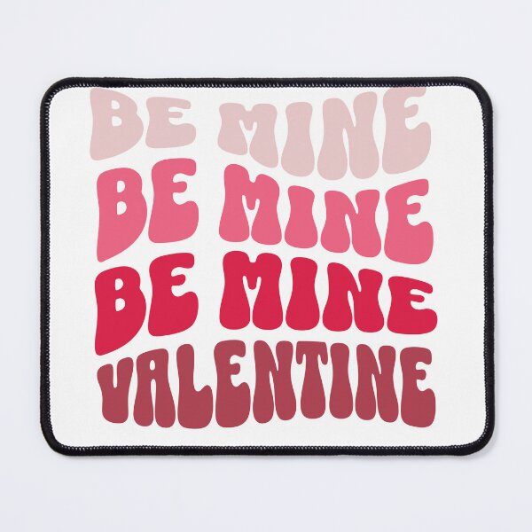 Item preview, Be Mine Valentine Retro Typography Valentine designed and sold by tmckaydesigns.