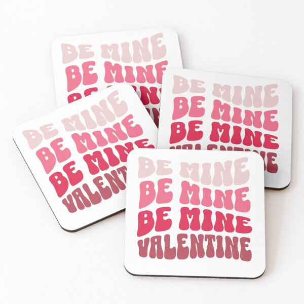 Item preview, Be Mine Valentine Retro Typography Valentine  designed and sold by tmckaydesigns.