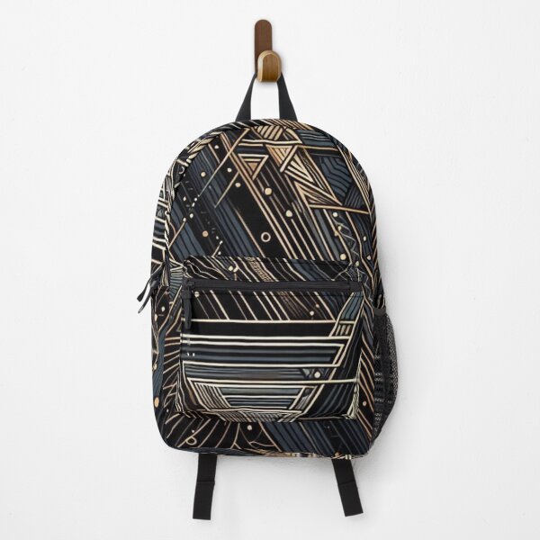 Item preview, FUTURISTIC BLACK AND GOLD TRIANGLE PATTERN designed and sold by Demigrancias.