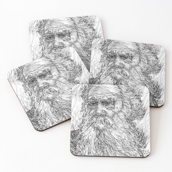 Item preview, LEO TOLSTOY ink portrait .5 designed and sold by lautir.