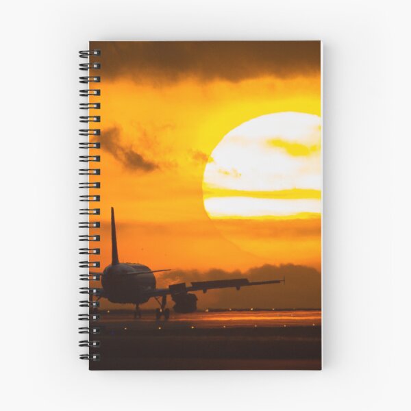 Item preview, Airbus landing in the evening sun designed and sold by manuspotter.
