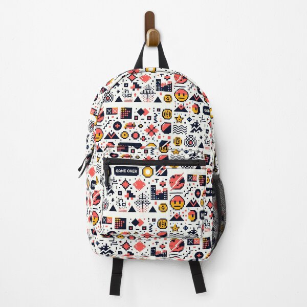 Item preview, Game Over pixel pattern 90s arcade designed and sold by Expressions-Sel.