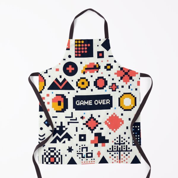 Item preview, Game Over pixel pattern 90s arcade designed and sold by Expressions-Sel.