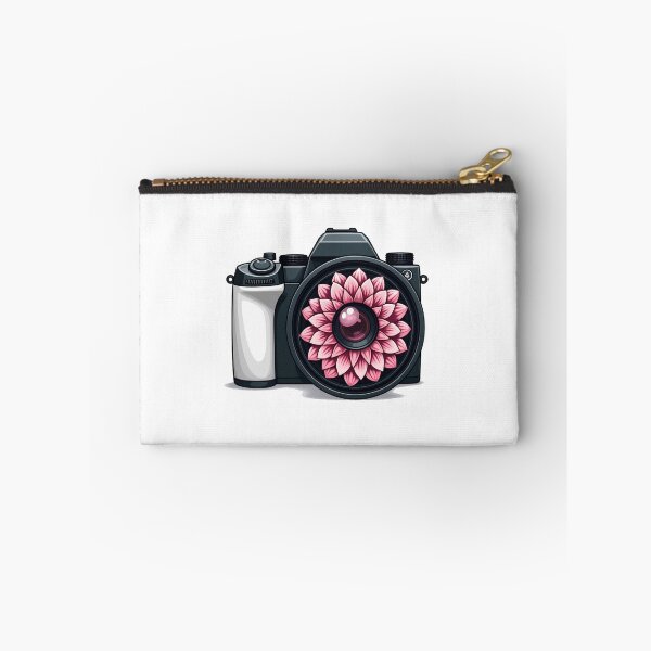Artikelvorschau, Kamera DSLR rosa Blume, entworfen und verkauft von jkrphoto.