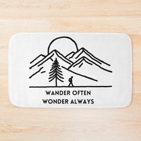 Item preview, Adventure Awaits: Wander Often, Wonder Always designed and sold by QuirkWears.