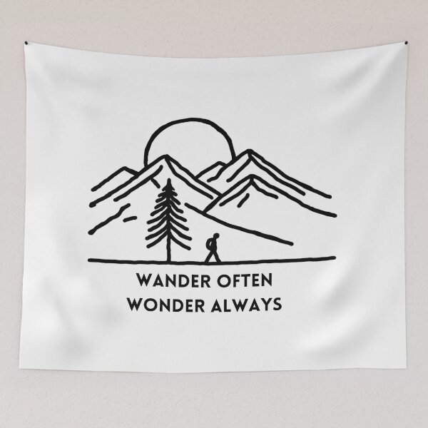 Item preview, Adventure Awaits: Wander Often, Wonder Always designed and sold by QuirkWears.