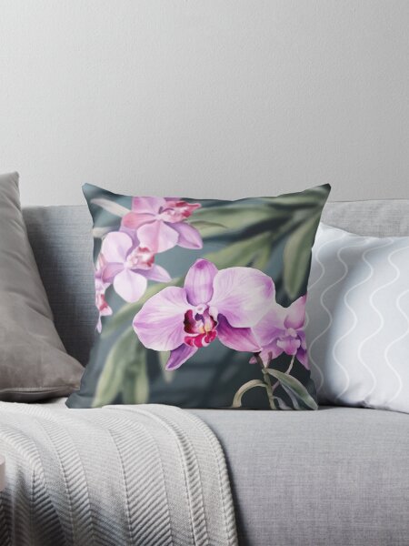 Item preview, Radiant Purple Orchid Floral Art | Elegant Botanical Art Print for Home Decor designed and sold by TheBotanicHues.