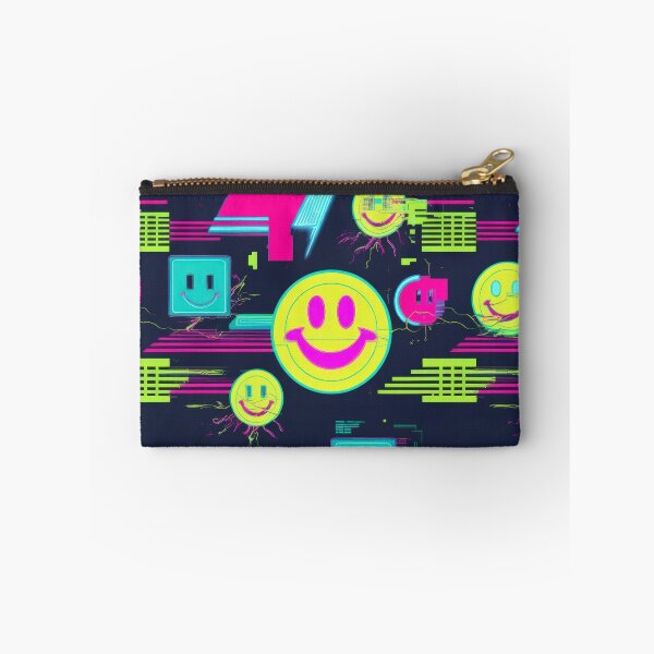 Item preview,  Retro yellow smiley Smiling pattern 90s arcade designed and sold by Expressions-Sel.