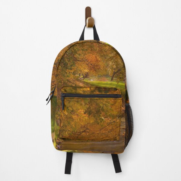 Item preview, Golden Autumn Stream in Tarnów designed and sold by ZyziowskyArt.