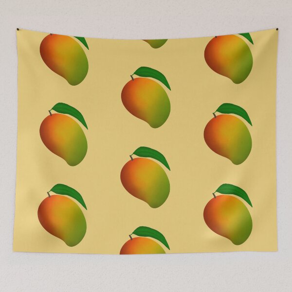 Item preview, Mango on Yellow designed and sold by bits-and-bob.