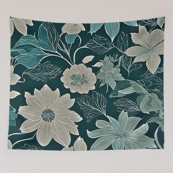 Item preview, pattern no.8: Elegant Florals 3 designed and sold by S9View.