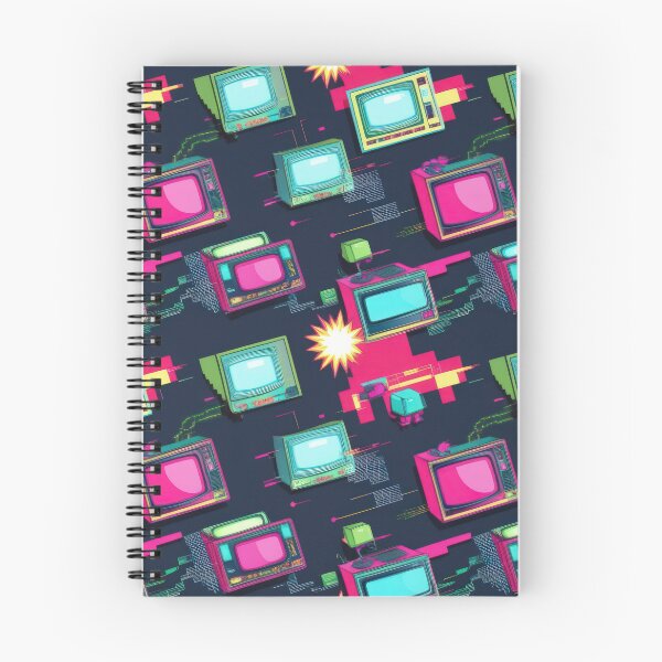 Item preview, Retro TVs pattern 90s arcade designed and sold by Expressions-Sel.