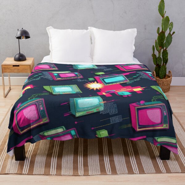Item preview, Retro TVs pattern 90s arcade designed and sold by Expressions-Sel.