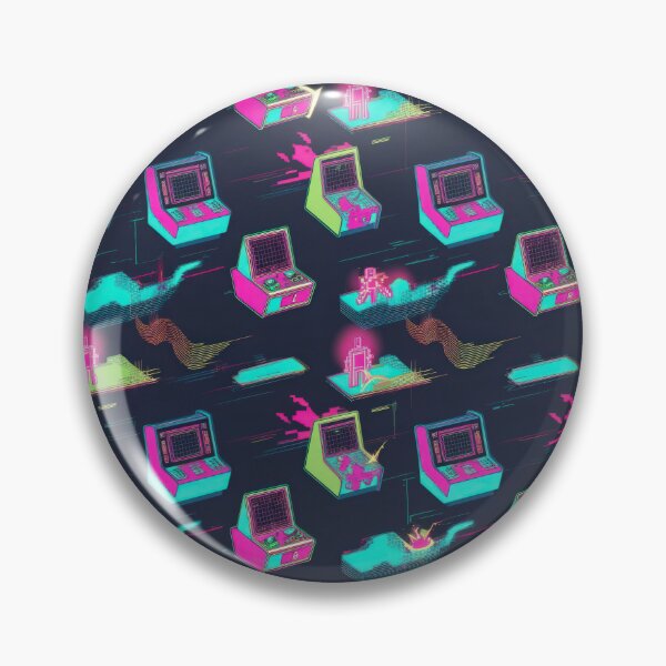 Item preview,  Retro Game Apparatus pattern 90s arcade designed and sold by Expressions-Sel.